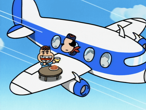 飛行機・麻婆春雨